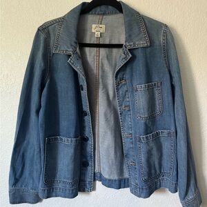 J. Crew Classic Blue Denim Jacket